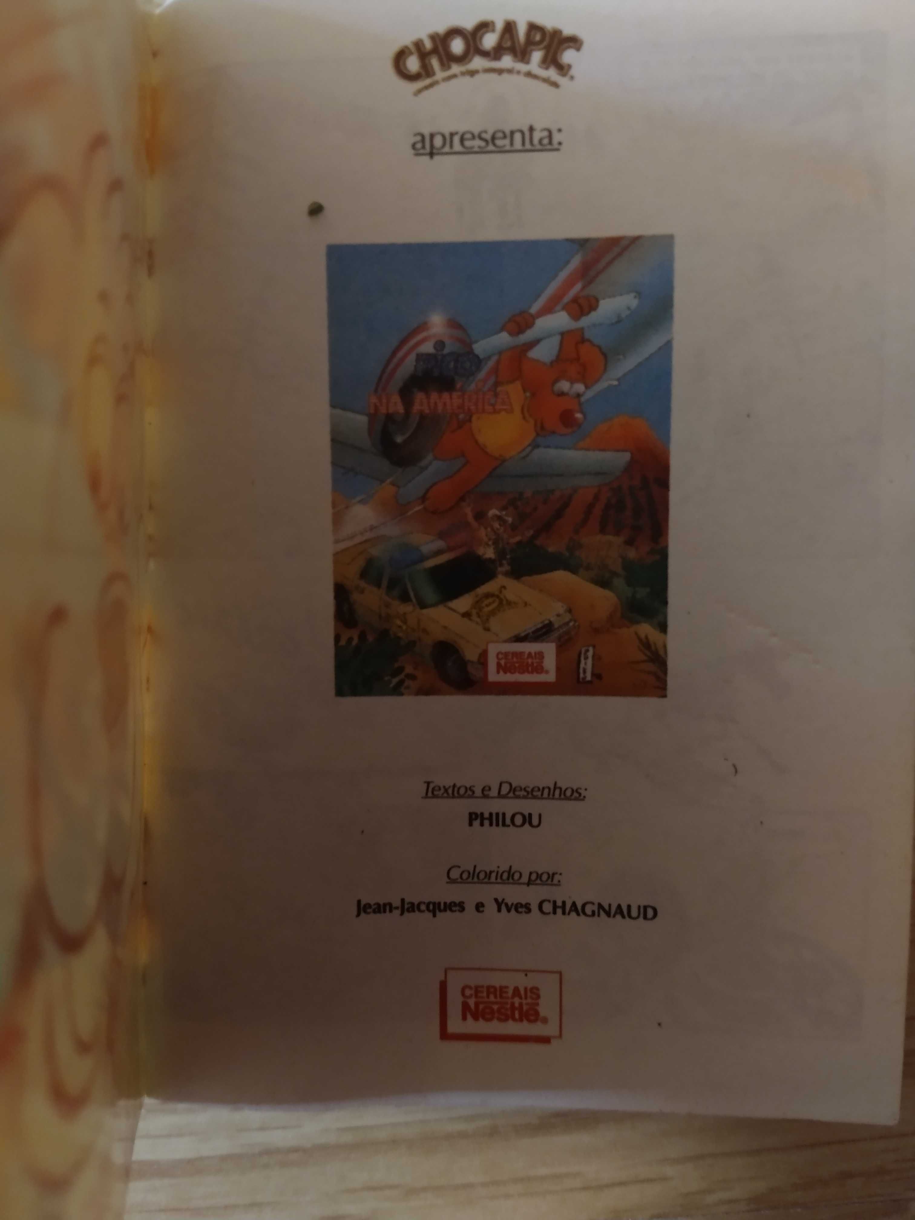 Livro raro Chocapic Nestlé Aventuras de Pico