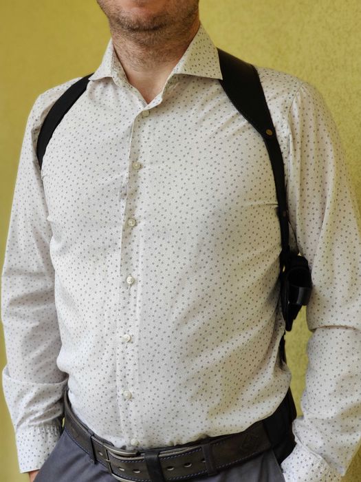 Оперативна кобура, кобура ПМ, кобура зі шкіри