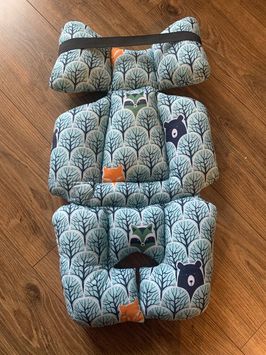 Матрац у коляску з подушкою метеликом — чудовий стан, 200 грн