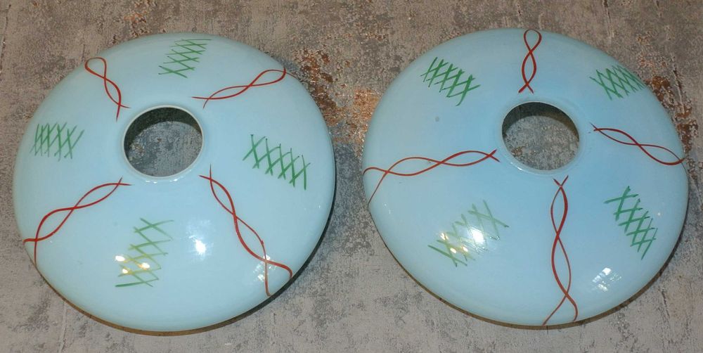 Klosze do Żyrandola Art Deco Beret - dwie sztuki