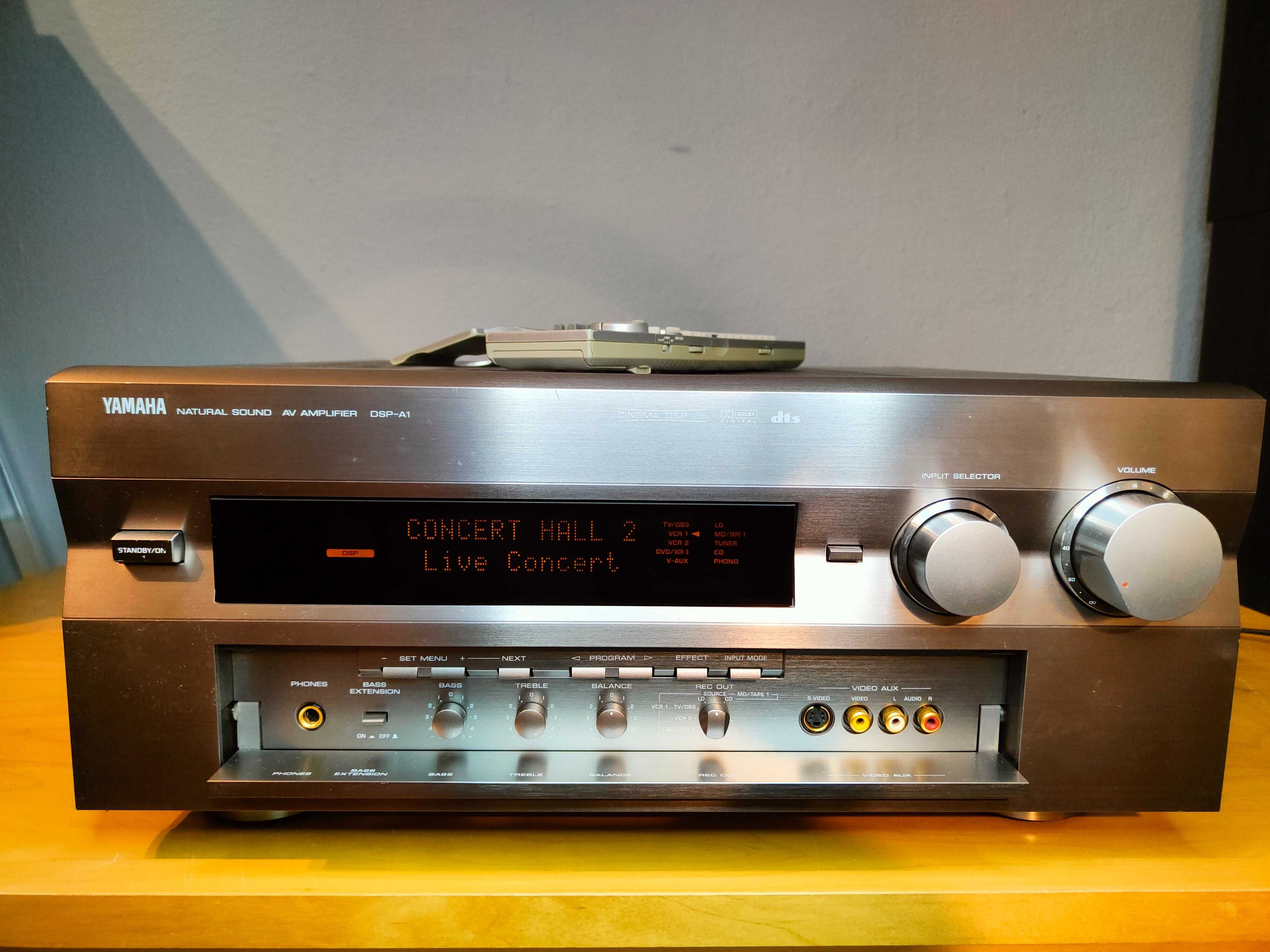 YAMAHA DSP-A1 potężny wzmacniacz audio video Japan pilot