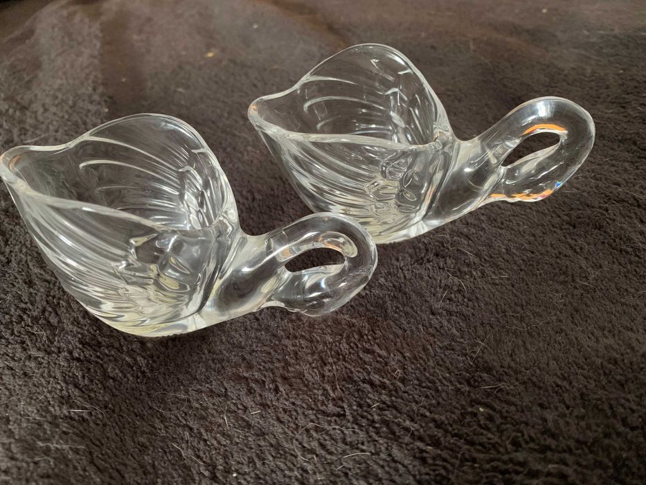 Cisnes, Cristal D´Arques - medida. 10 X 6 - como Novo CADA
