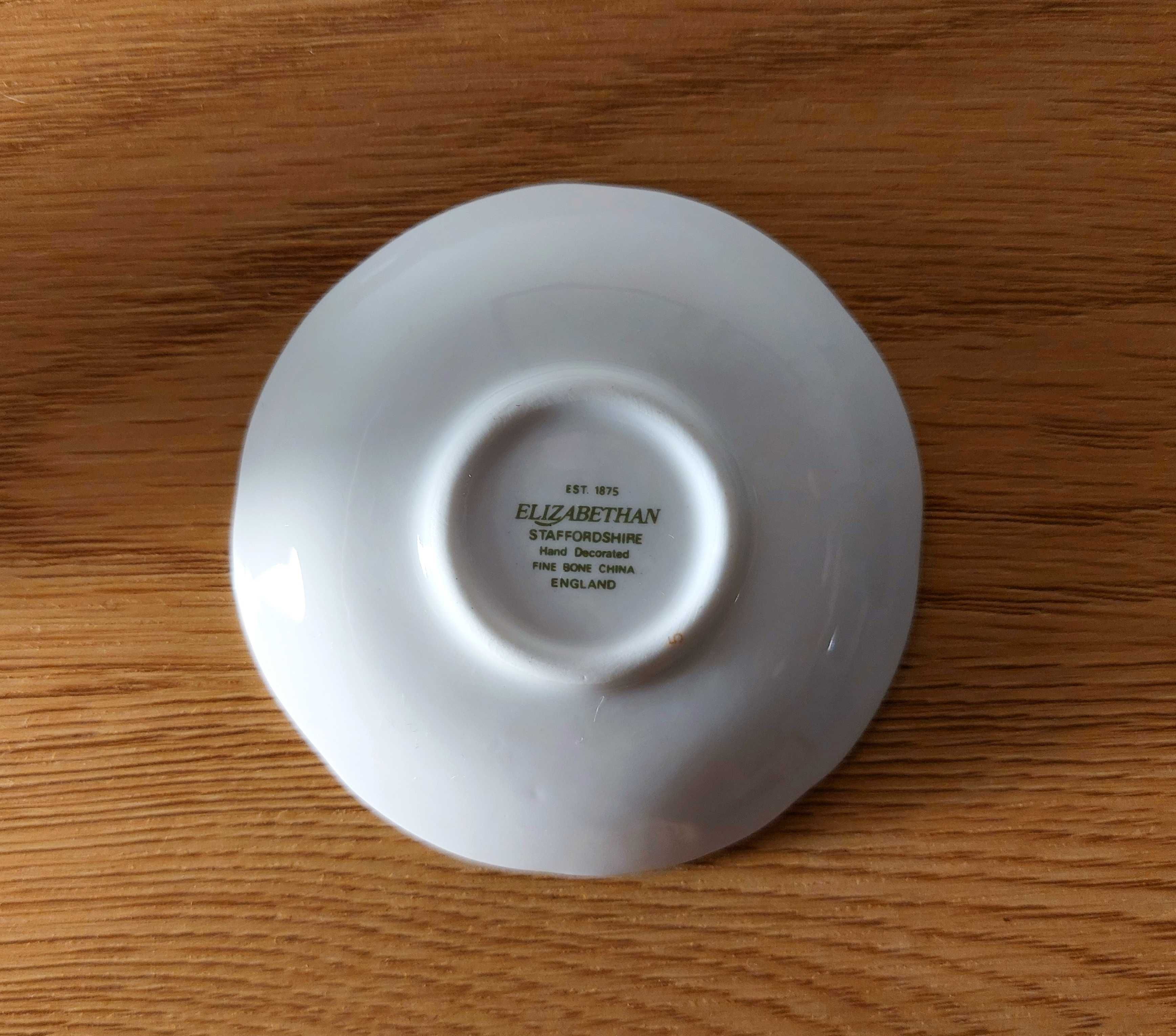 Chávena e pires em miniatura - Vintage Elizabethan Staffordshire