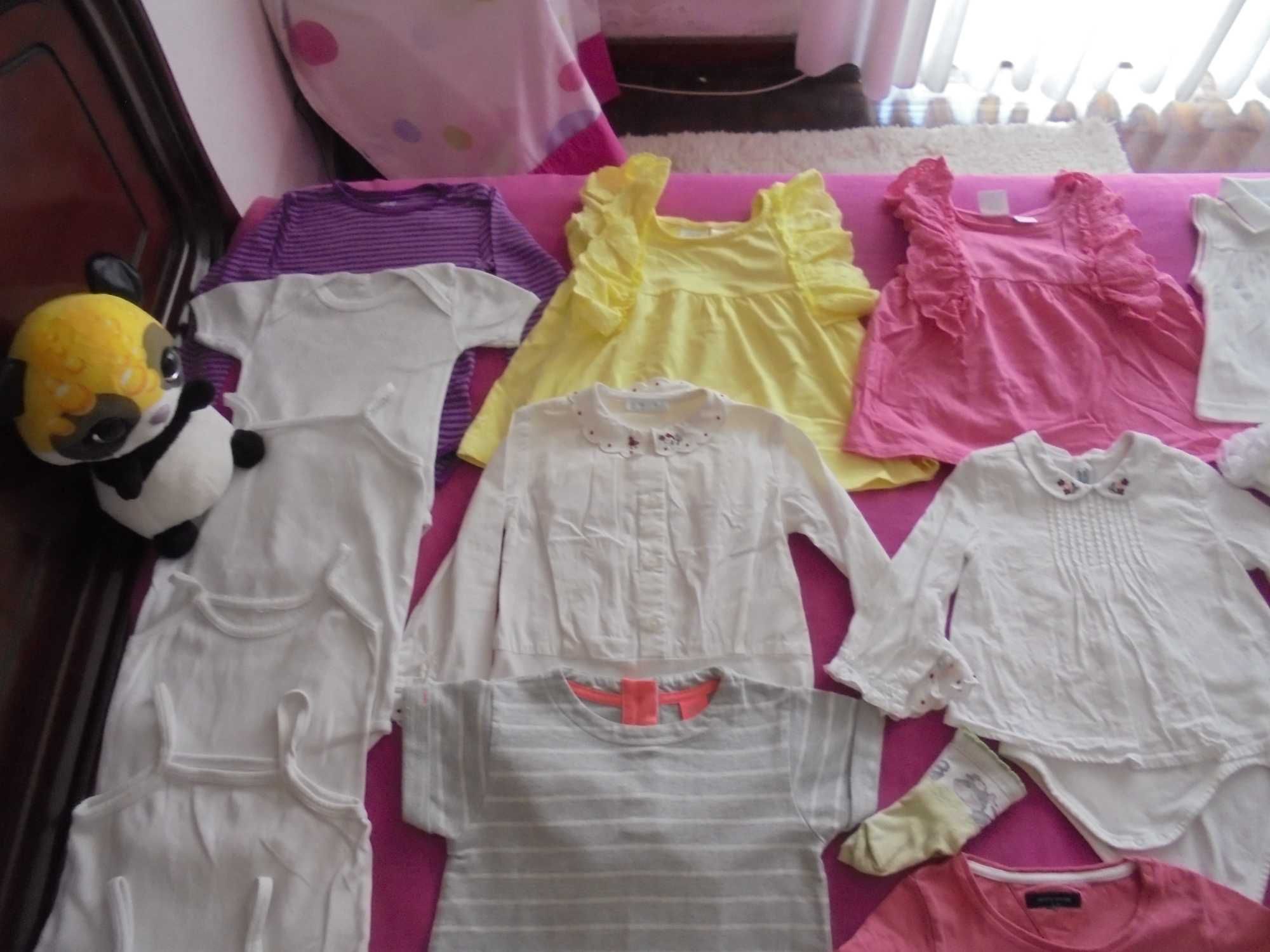 lote de roupa de menina o panda