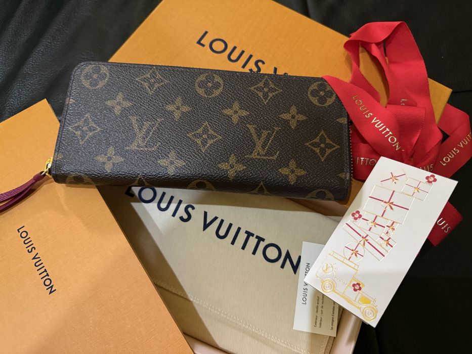 Louis vuitton portfel M60742 Clémence komolet z rachunkiem