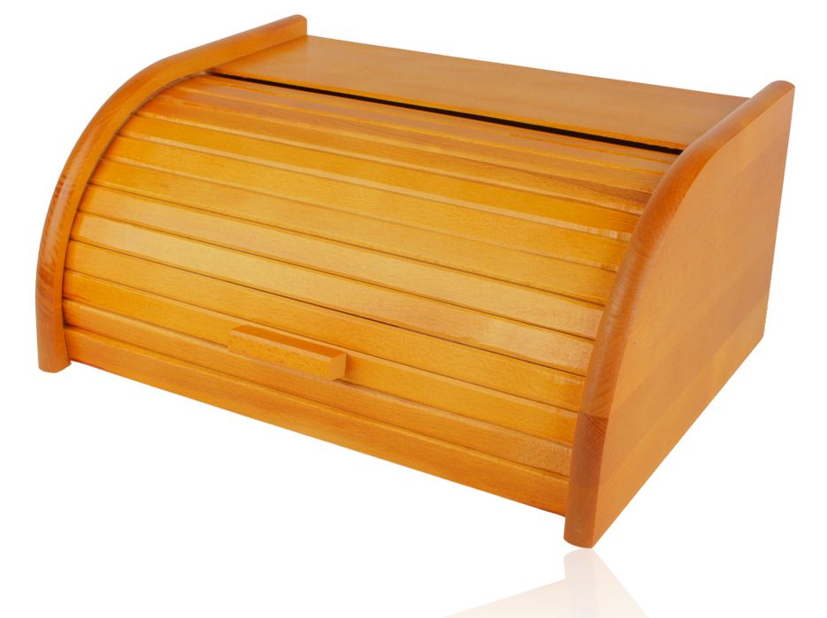 Chlebak Drewniany Modrzew - Stylowy Chlebak w Odcieniu Modrzewia