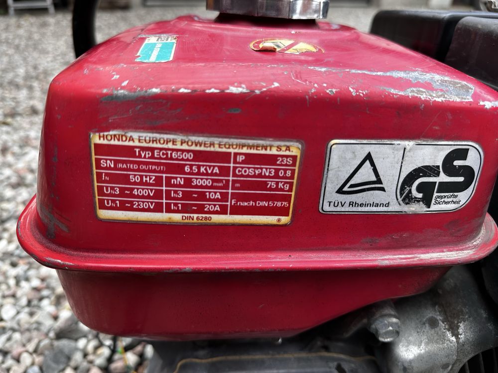 AGREGAT prądotwórczy 400V HONDA gx390 EXT6500 trójfazowy