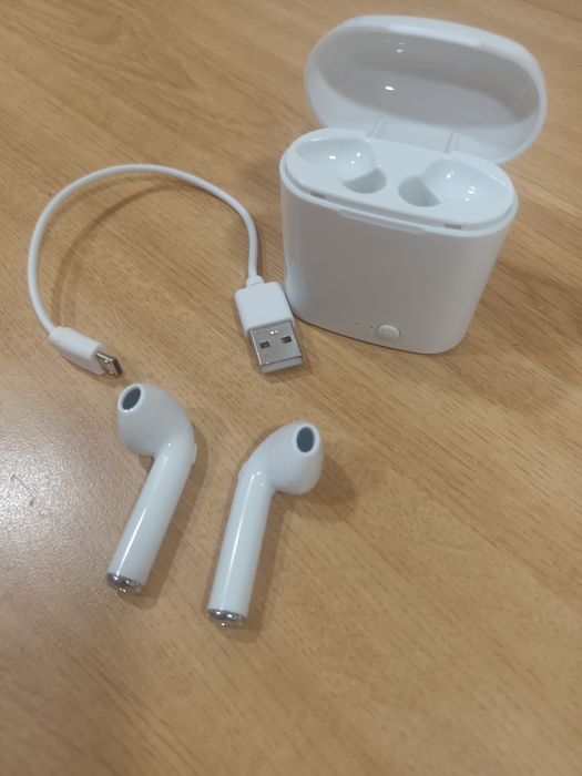 Auriculares i7S tws brancos