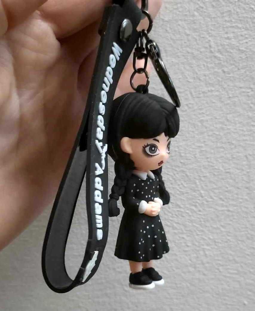 Wednesday Addams 3D Brelok Breloczek do kluczy Zawieszka