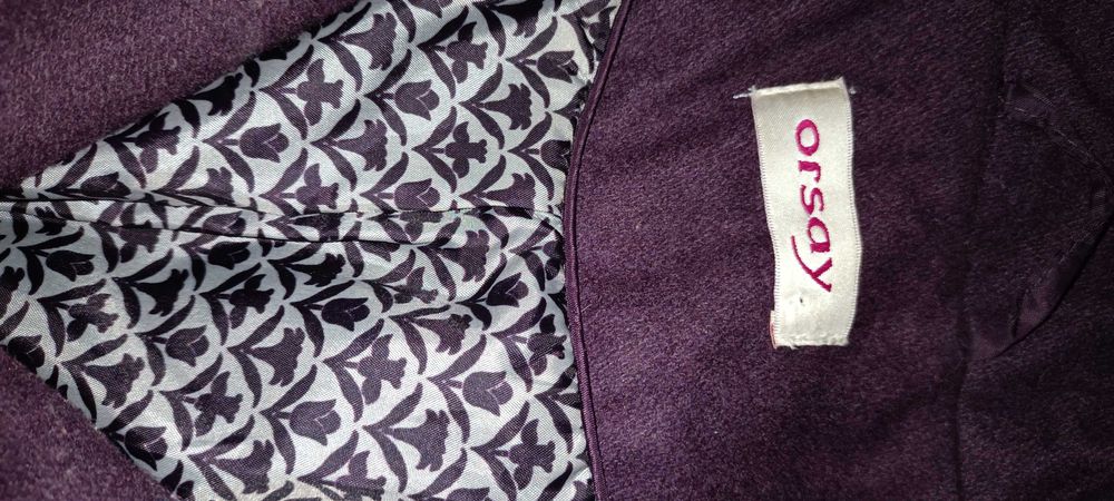 Płaszcz fioletowy Orsay