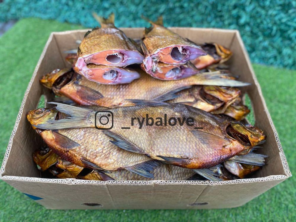 Лящ Вʼялений, Лящ Копчений, Форель, Лосось, Креветки, Рулет