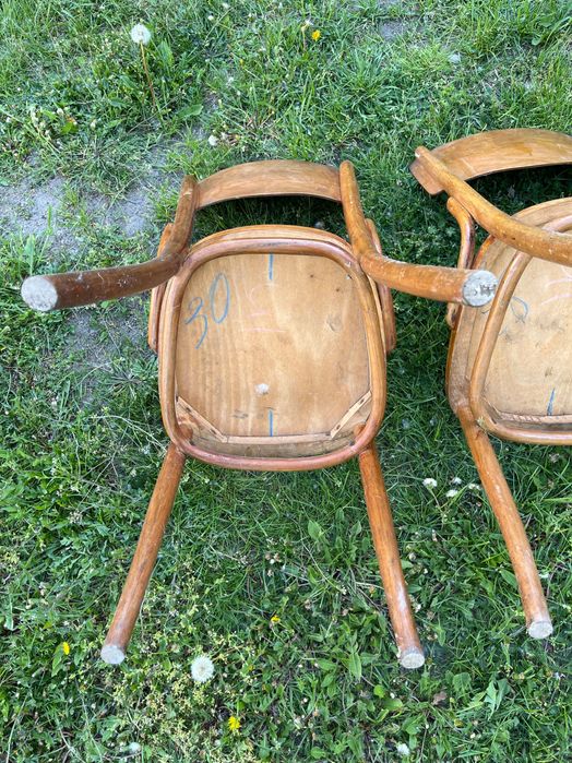 Stare krzesło gięte komplet 2 sztuki