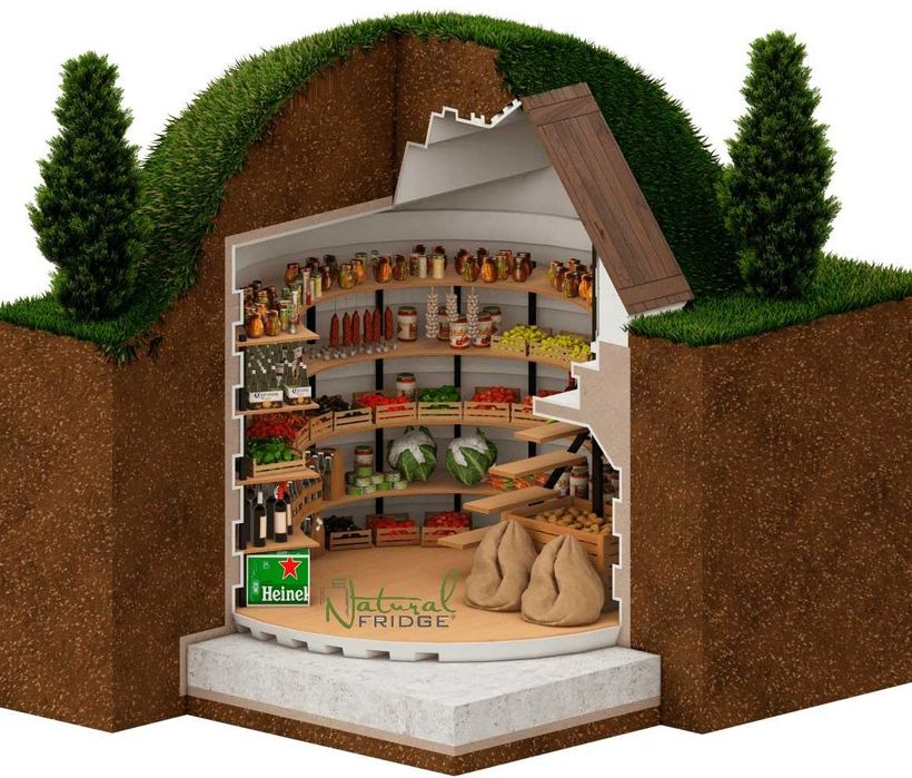 Nowa piwnica ziemianka 250cm Bunkier Spiżarka przydomowa Wysyłka RATY