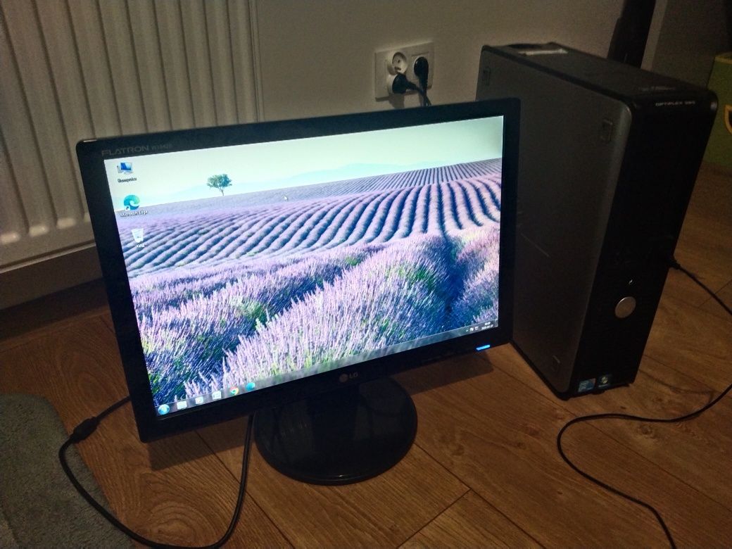 Komputer Dell optiplex 380 windows 7+monitor