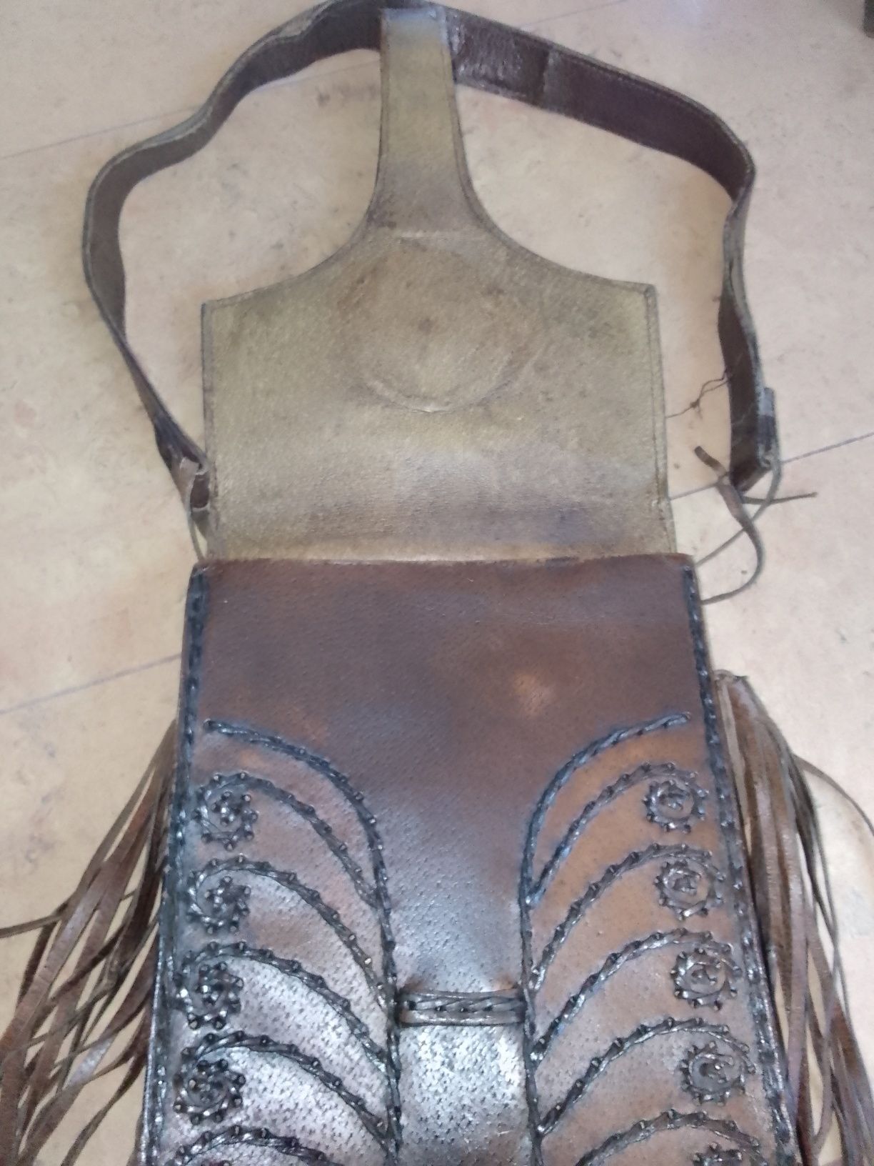 Torebka vintage Boho z lat 70