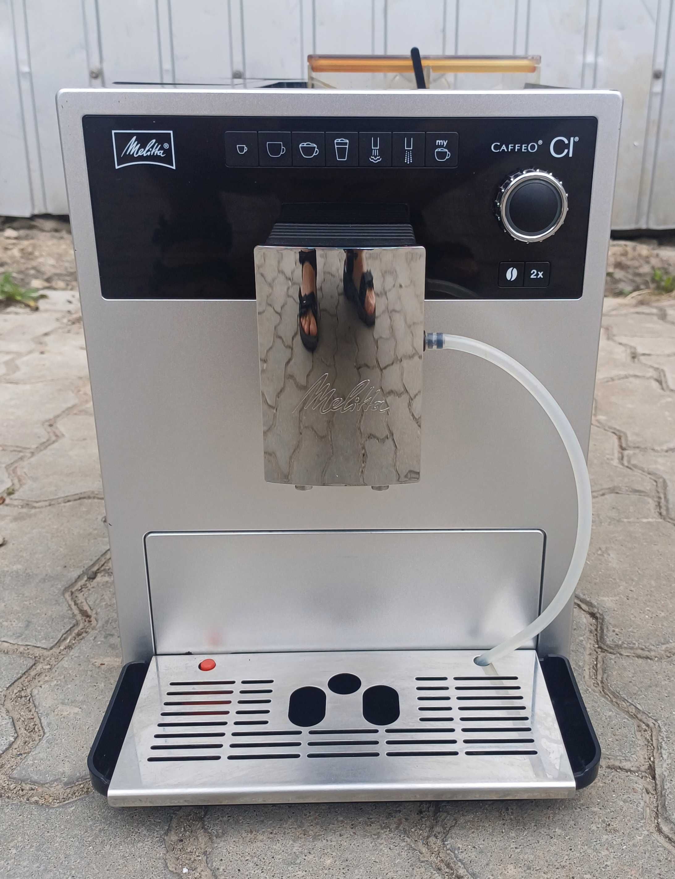 Кавомашина кавоварка Меліта Melitta Caffeo CI Silver срібна вживана бв