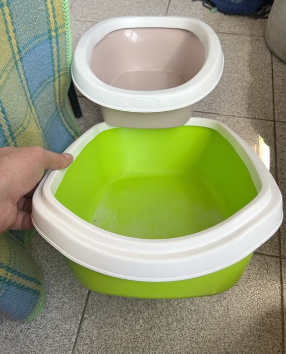 Туалет,лоток,поддон для котів із сіткою.Stefanplast 10