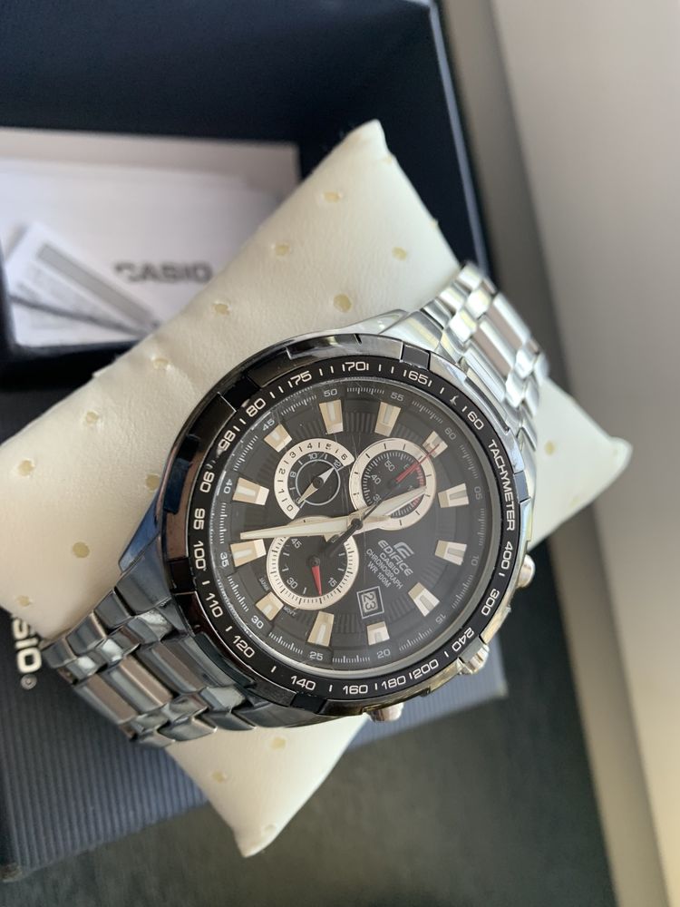 Zegarek Casio Edifice EF-539/Red/Tachometr/Piękny/Wys!