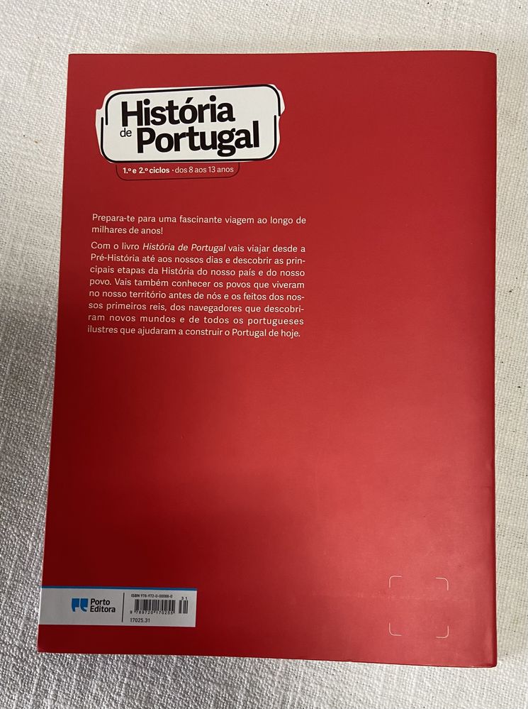 Livro História de Portugal 1 & 2 ciclo