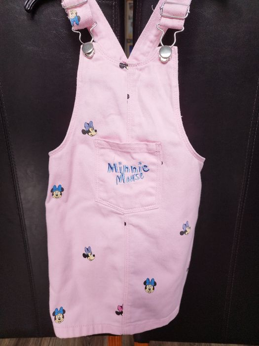 Spódniczka ogrodniczka z motywem myszki Minnie rozmiar 98