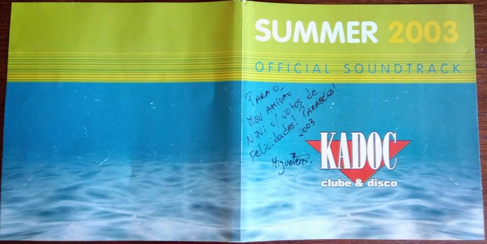 Summer 2003 - - - - - Official Soundtrack - - - - - CD