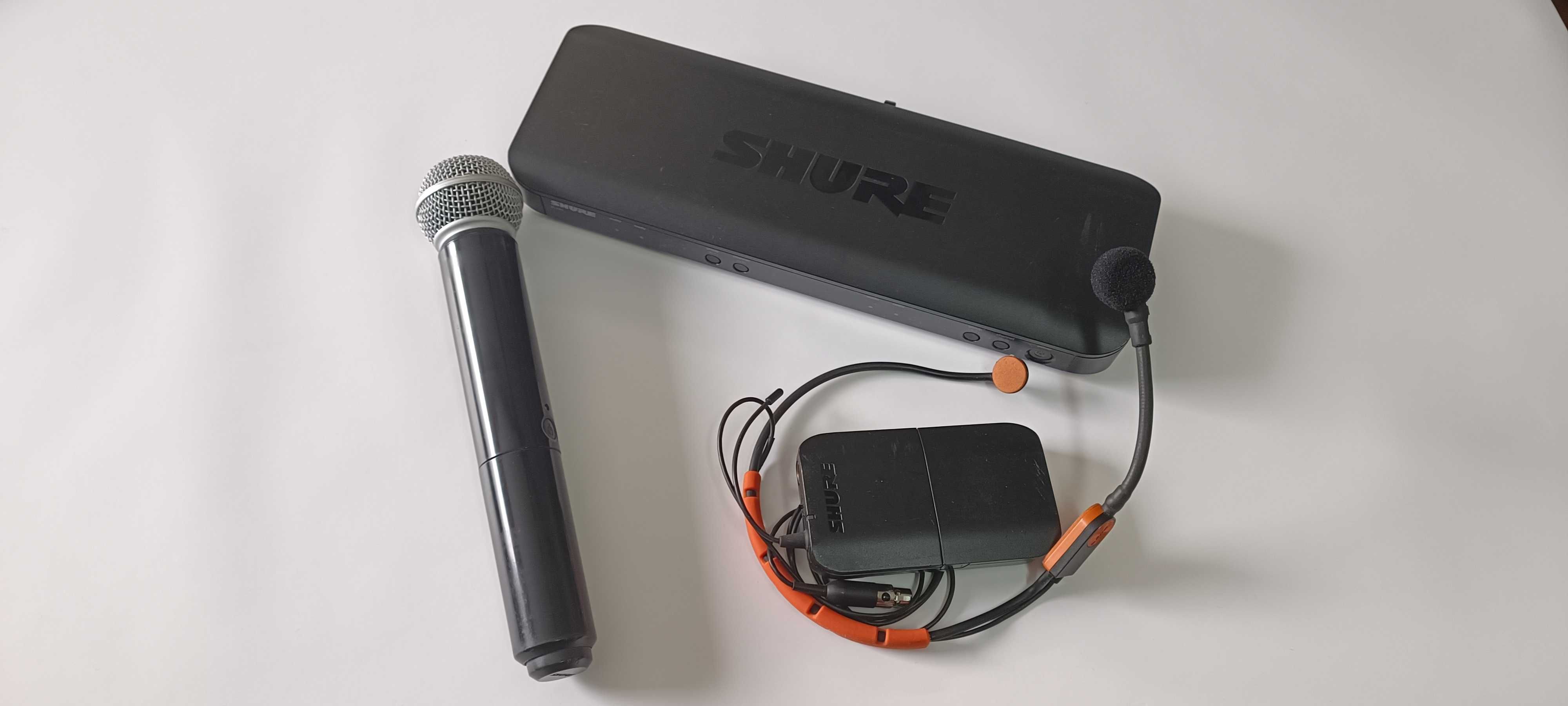 Mikrofon bezprzewodowy SM58 + nagłowny SM31 / BLX1288