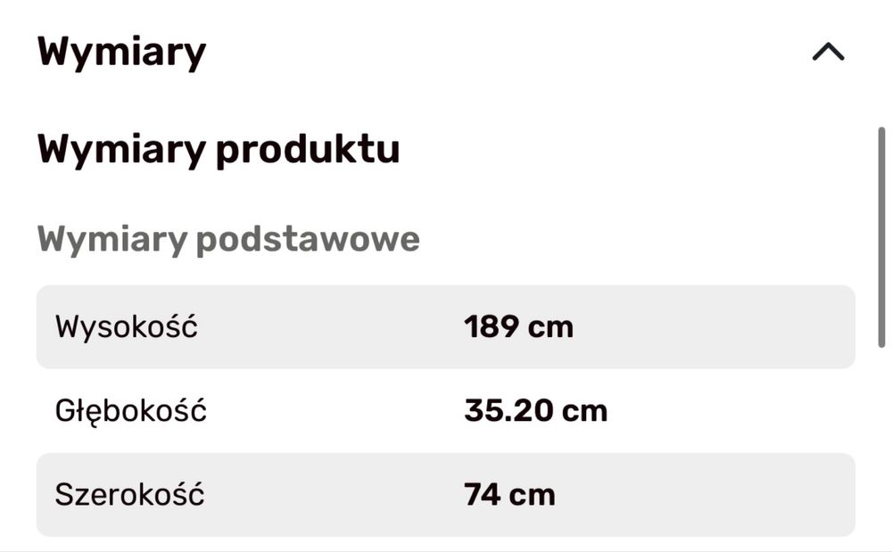 Regał z półkami – kolekcja SCONTO