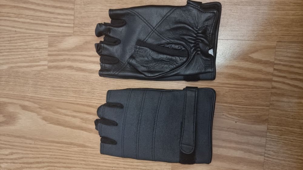 Rękawice taktyczne bezpalcowe galaskór skórzane nomex kevlar