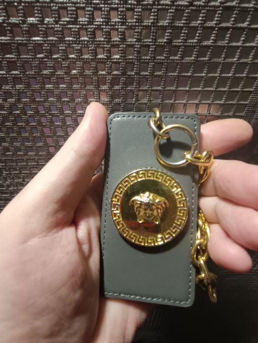 Versace аксессуар,адресница на сумку,чемодан