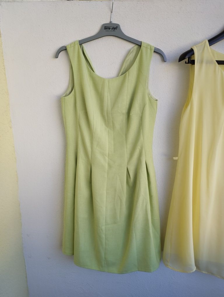 Sukienka zielona jasna pastelowa rozmiar 38