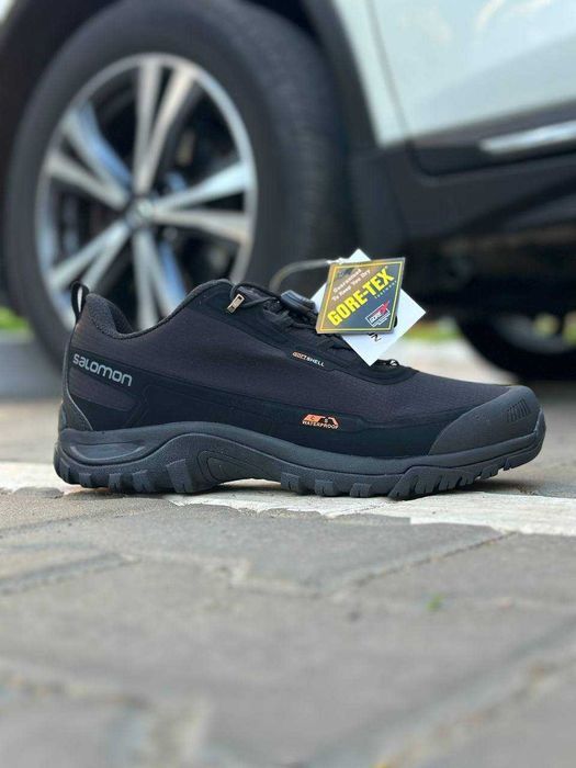 Кросівки Salomon Shelter Gore-Tex Black/Orange premium