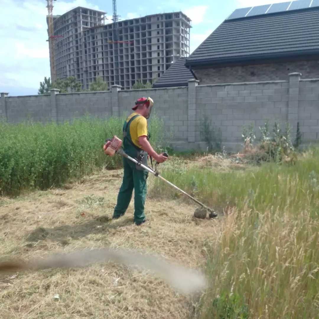 Вспашка, вспахать мотоблоком, уборка участка