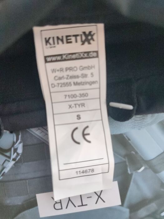 Тактичні рукавиці KinetiXx® X-Tyr чорні S