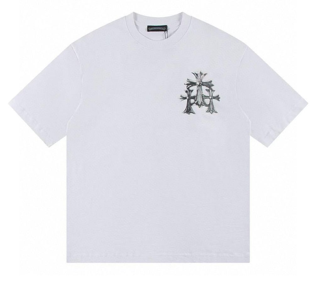 Футболки Chrome Hearts Logo унисекс Хром Хартс Новые модели на лето