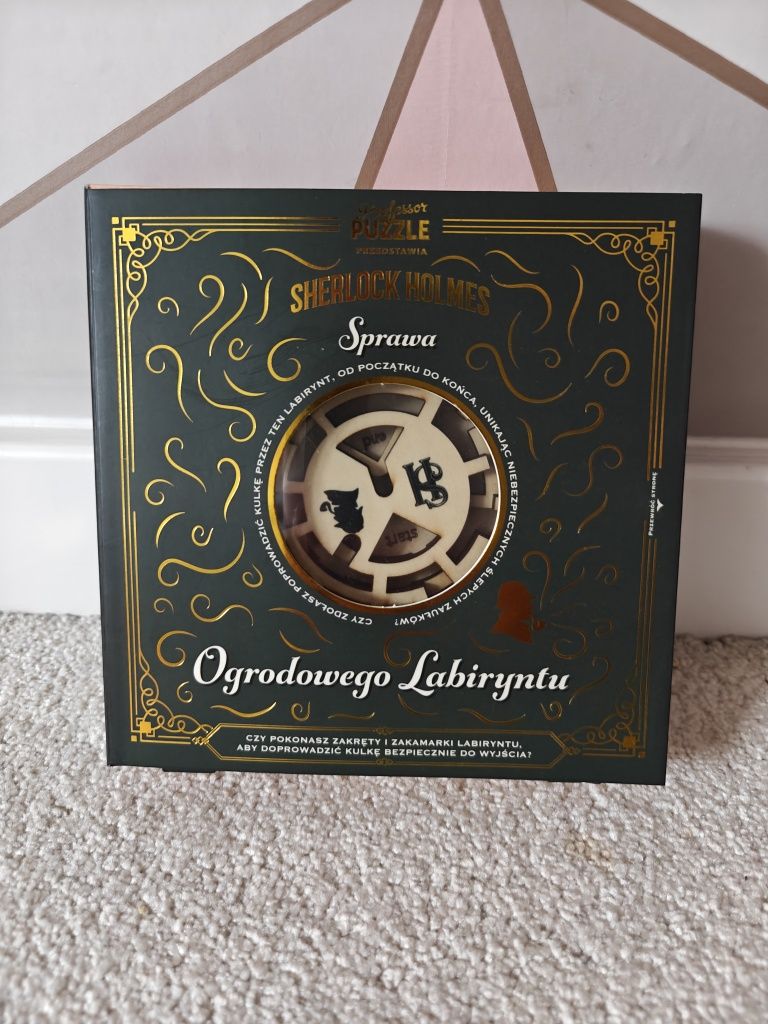 Gra logiczna łamigłówka Sherlock Holmes Sprawa Ogrodowego labiryntu