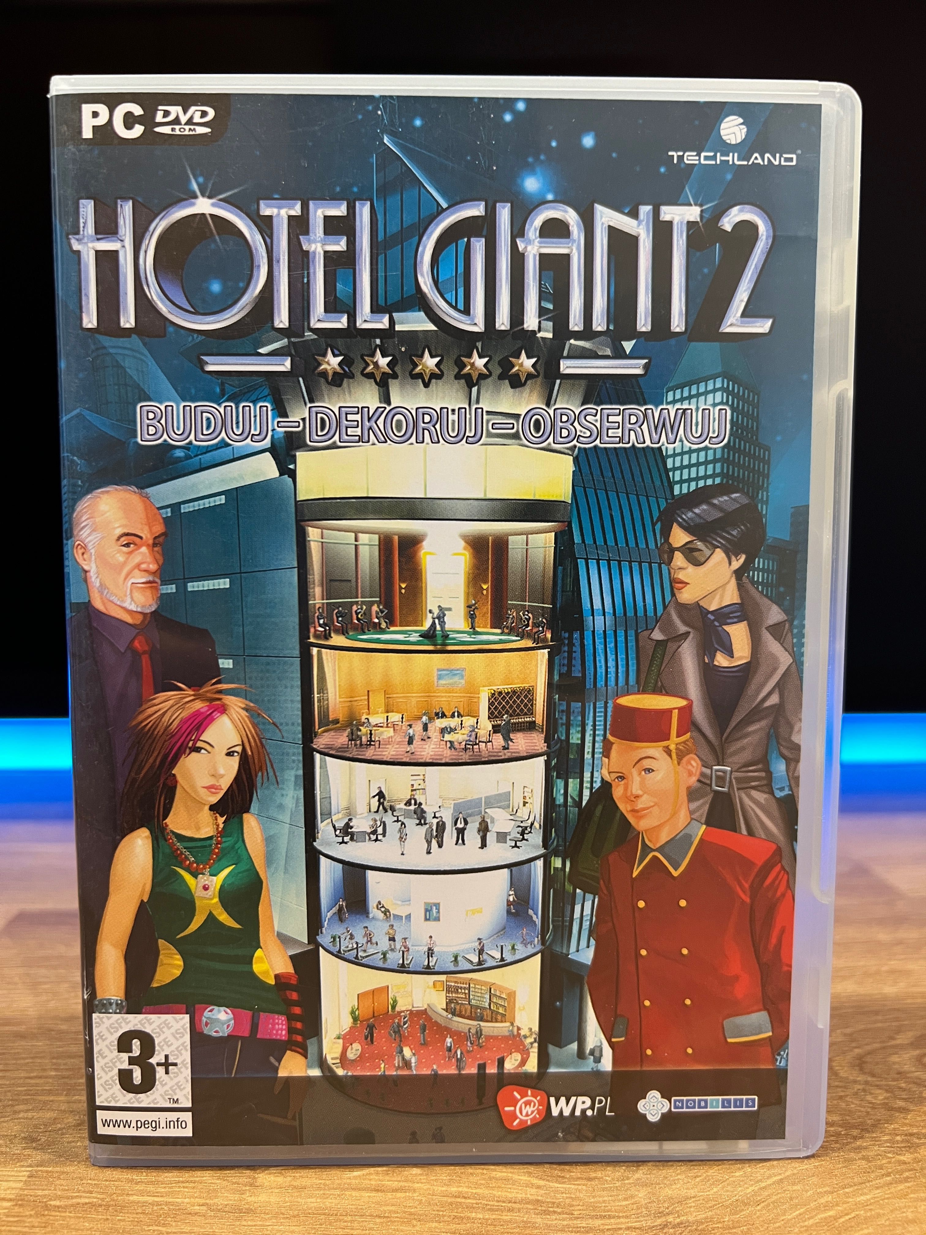 Hotel Giant 2 gra (PC PL 2008) DVD BOX kompletne premierowe wydanie