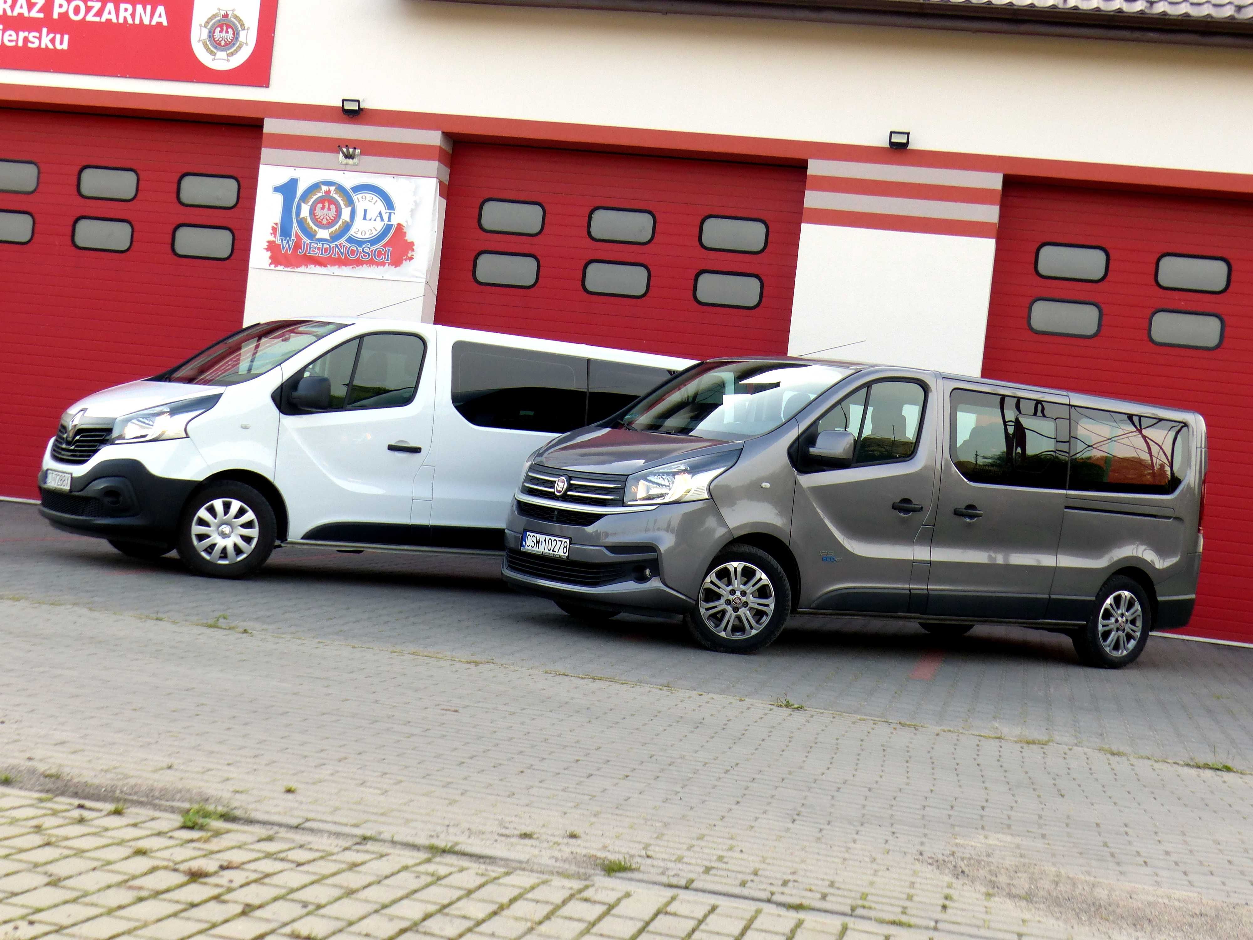 Wynajem wypożyczalnia busa busów 9 osobowych dostawczych