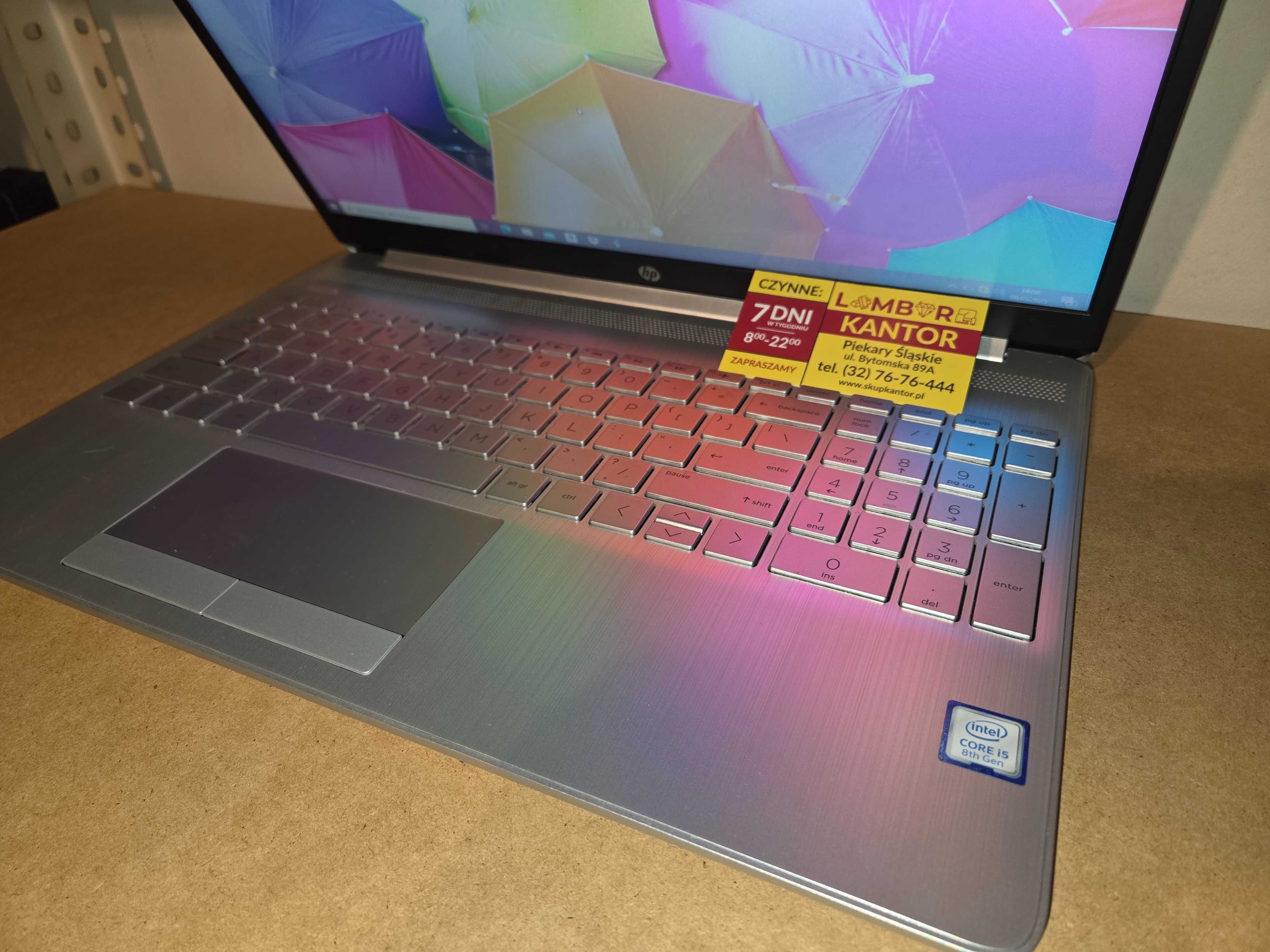 (2443/N/24) Laptop HP 15-dw0019nw / i5 / 8GB RAM / 256GB SSD / Win10 /