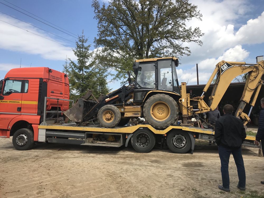 Usługi koparko-ładowarką, budowlane, transport