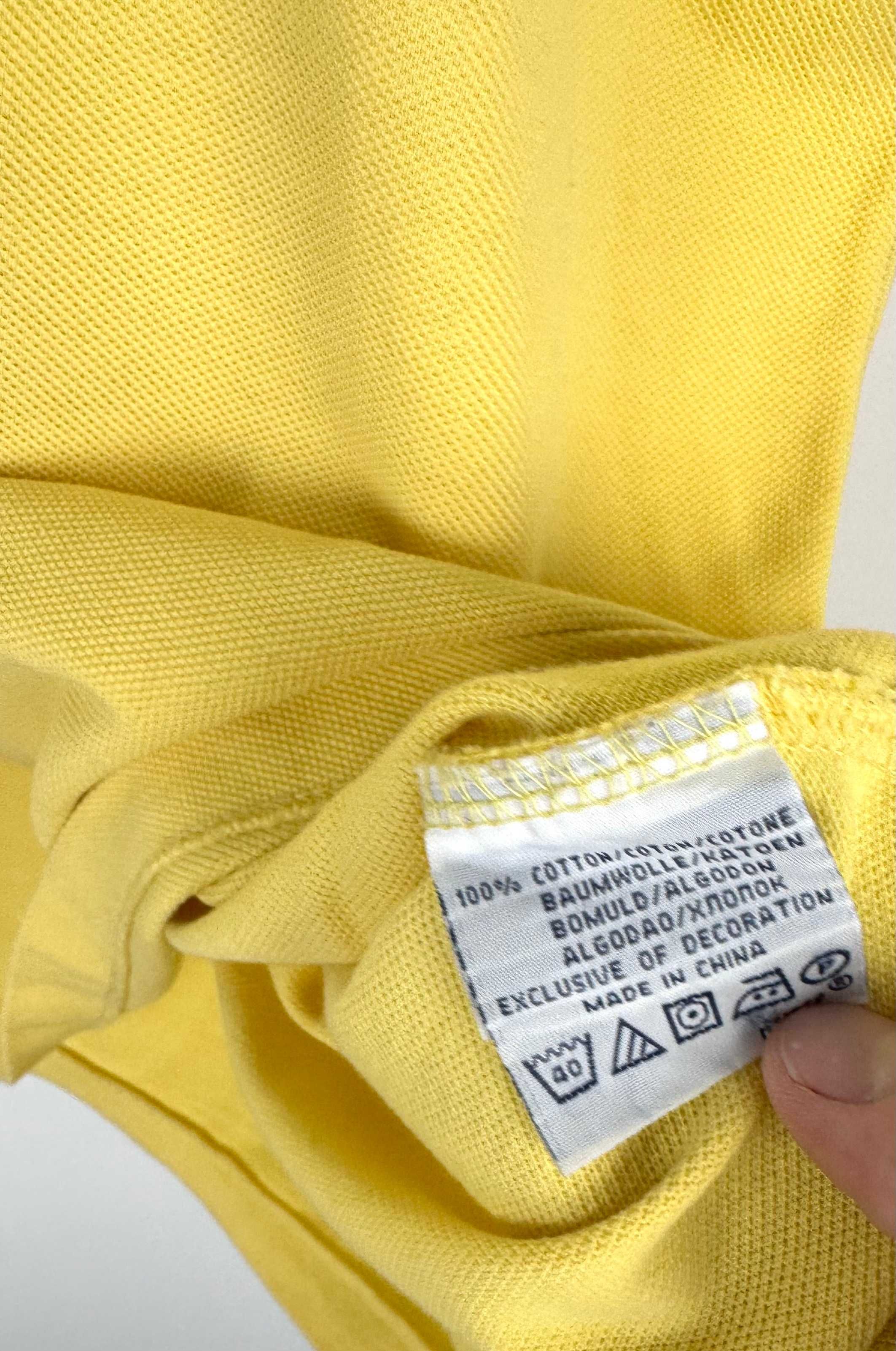 Koszulka Polo Ralph Lauren vintage żółta męska r. M