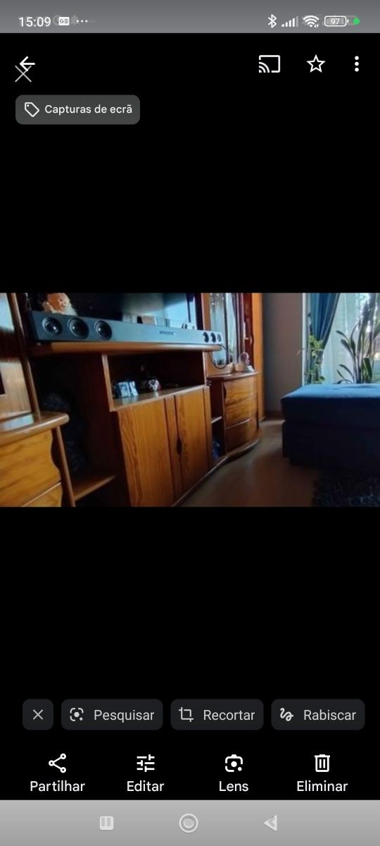 Móvel de sala em pinho