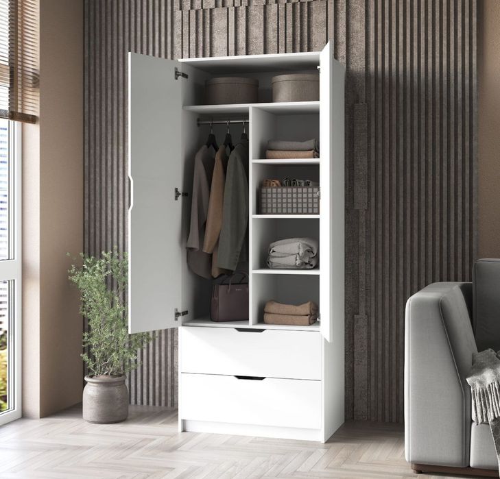 Шафа, шафа з шухлядами і поличками, шафа для одягу