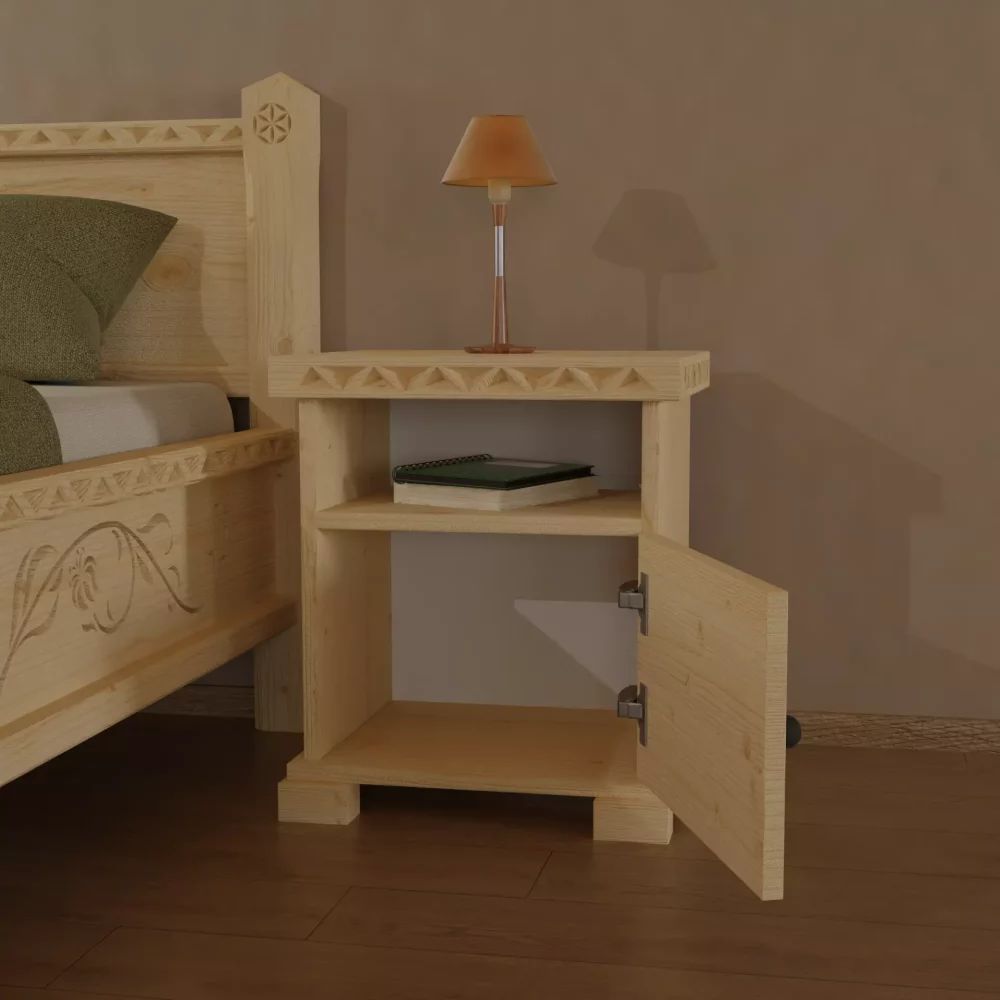 Szafka nocna w stylu góralskim !PRODUCENT!