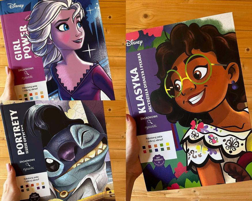Оригінальні розмальовки Disney (Польське та Французьке видання)