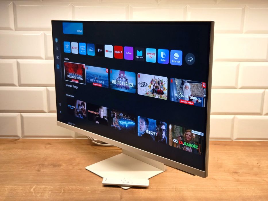 Samsung 4K Smart Monitor M8 27" z Wi-Fi Bluetooth 3840x2160p