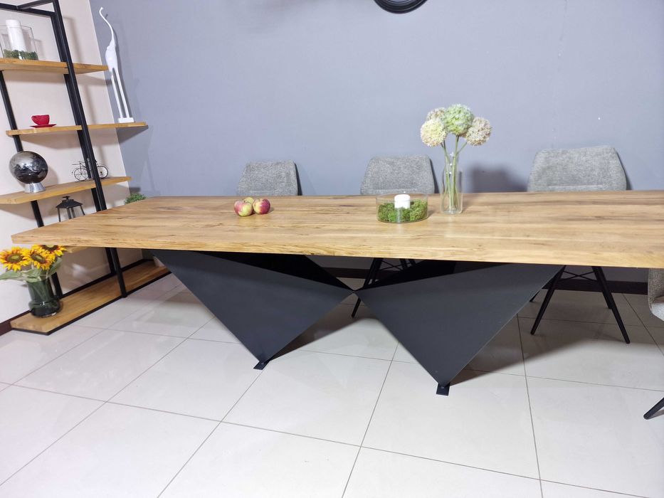 stół dębowy lity dąb premium producent dostępny od ręki 240x100
