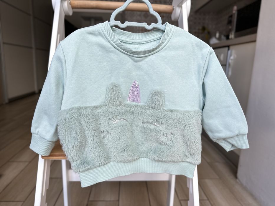 Теплий флісовий світшот для дівчинки George, 80-86 роз.