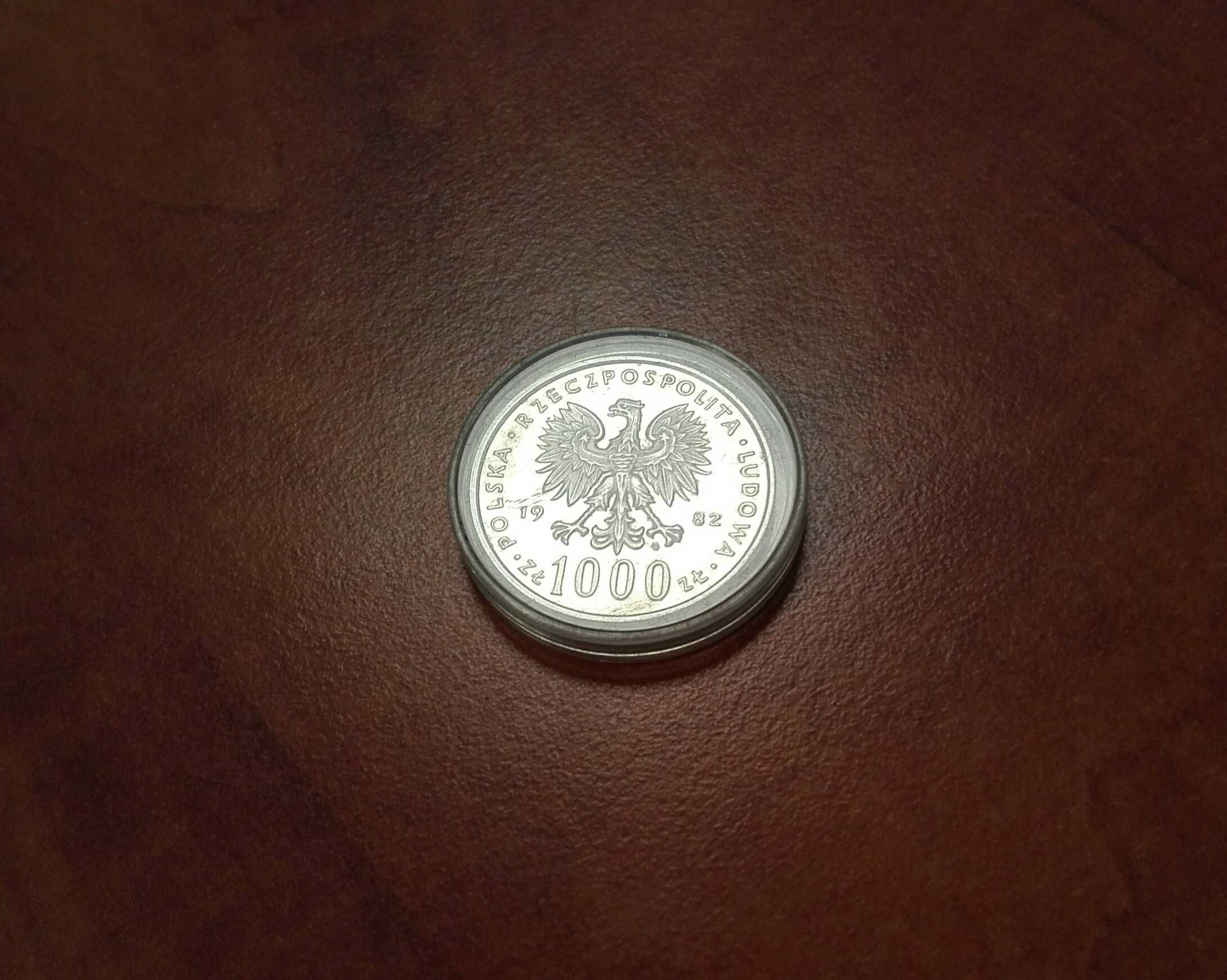 Moneta srebrna Papież Jan Paweł II - 1000 zł rok 1982
