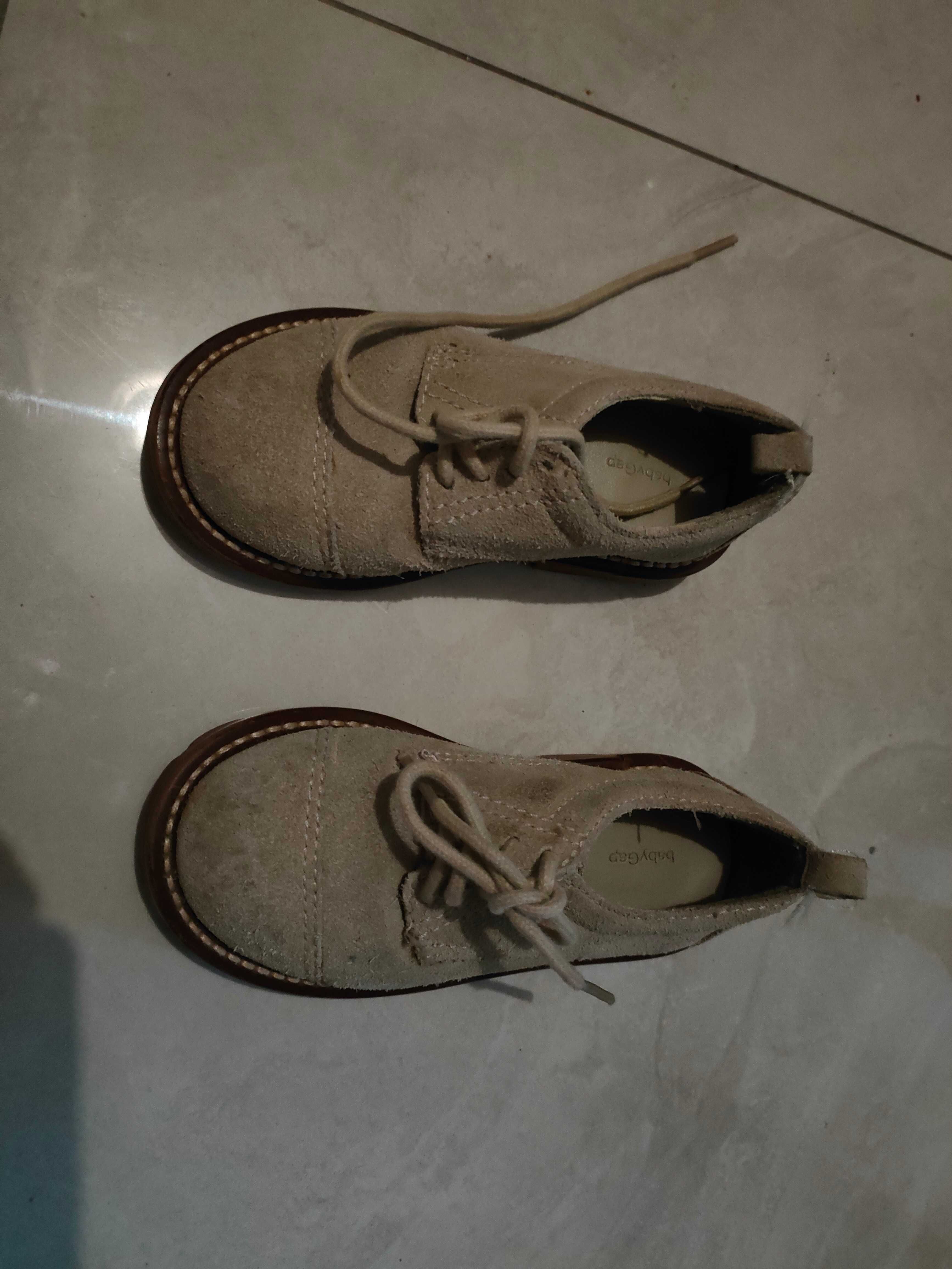 Buty skórzane  jasne