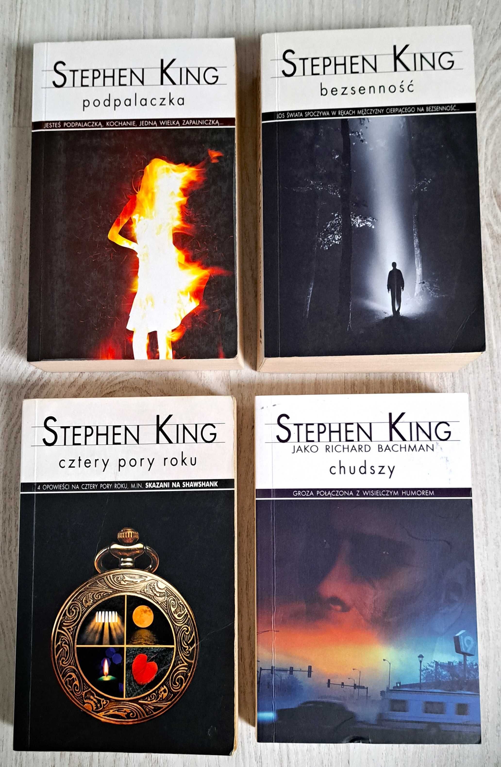 Stephen King Cztery pory roku Skazani na Shawshank Bezsenność Chudszy